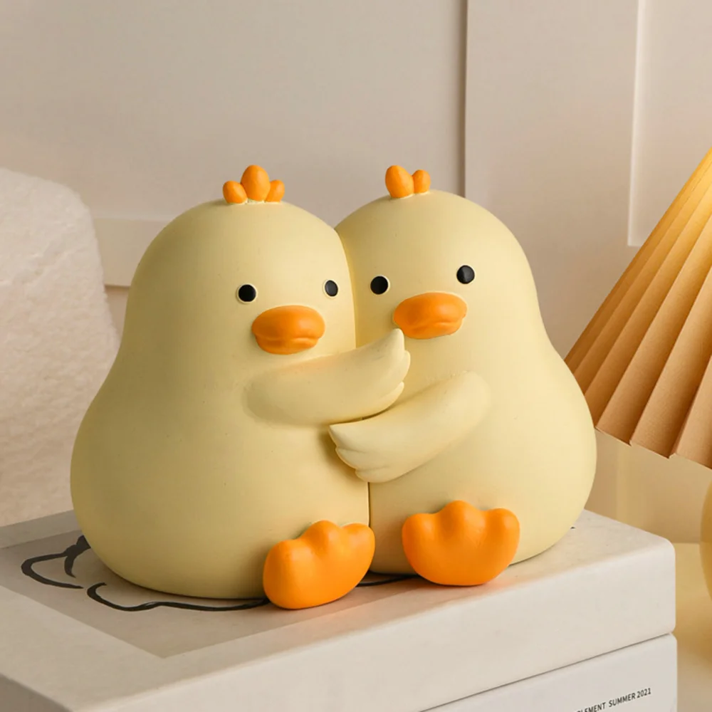 2Pcs Book Stand Cartoon Design Multipurpose Adorable Stable Support Eye-catching Cuddle Duck Lovely Book Storage Rack Home Supplies