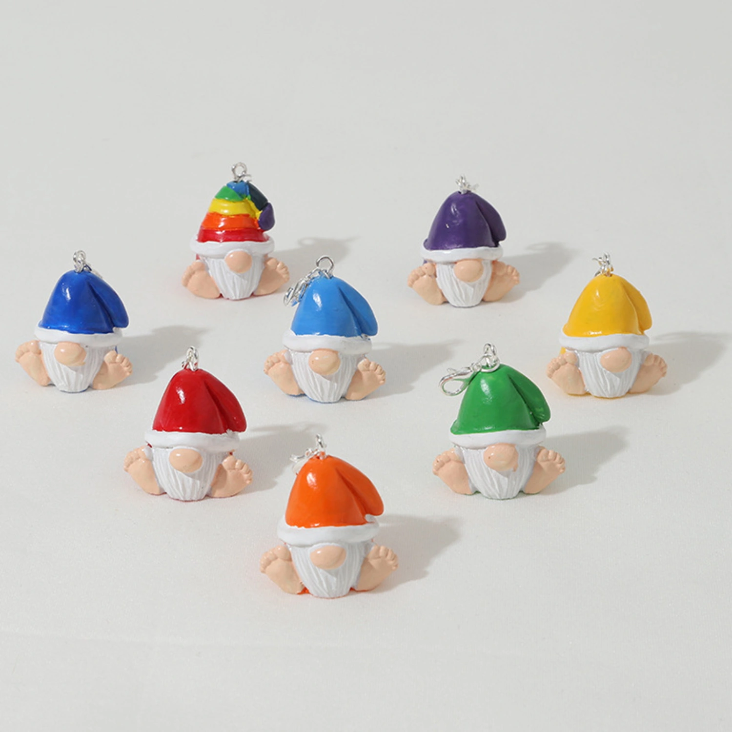 Gnome Ornament Lovely Colorfast Decorative Resin Mini Faceless Gnome Dwarf Fairy Garden Statue Micro Landscape