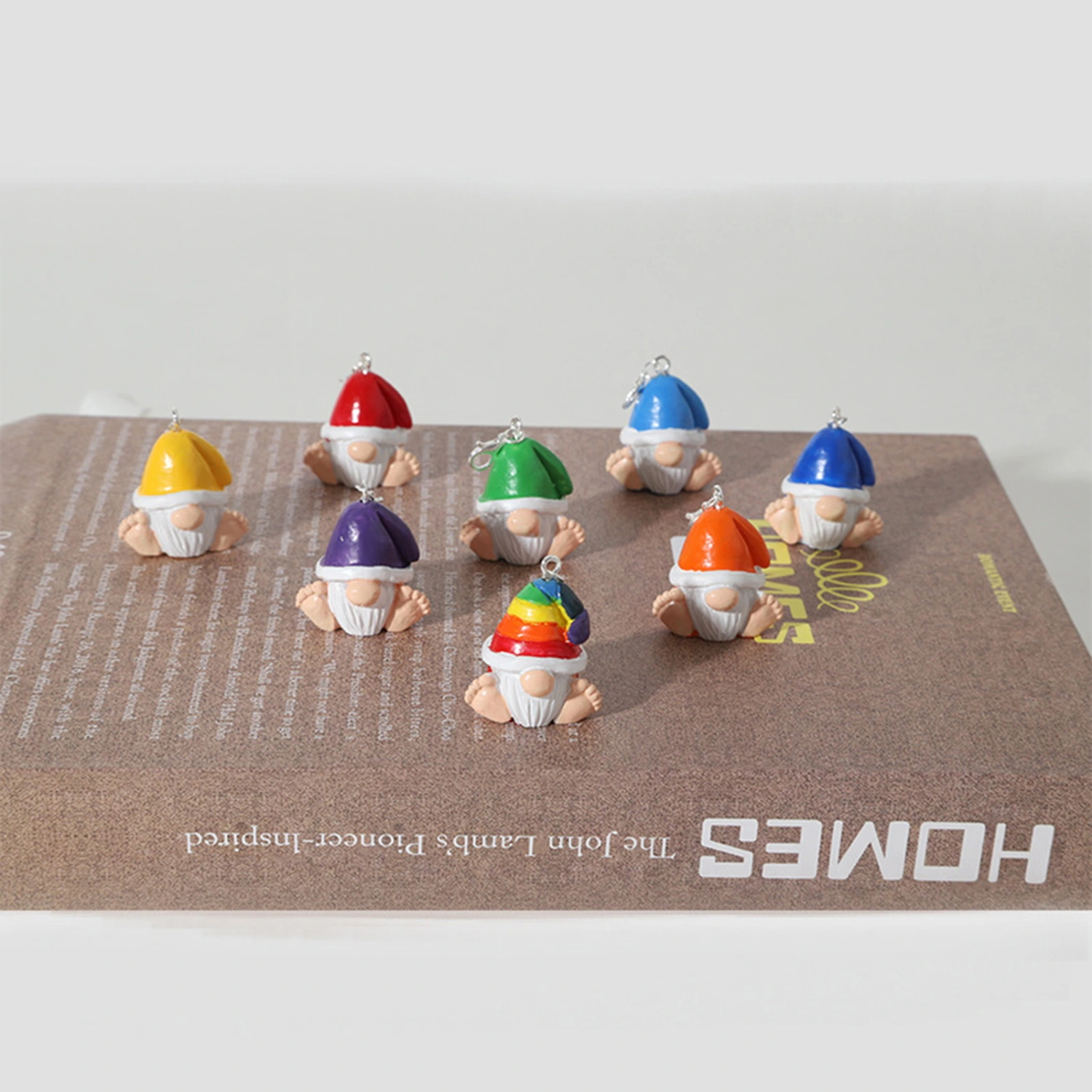 Gnome Ornament Lovely Colorfast Decorative Resin Mini Faceless Gnome Dwarf Fairy Garden Statue Micro Landscape