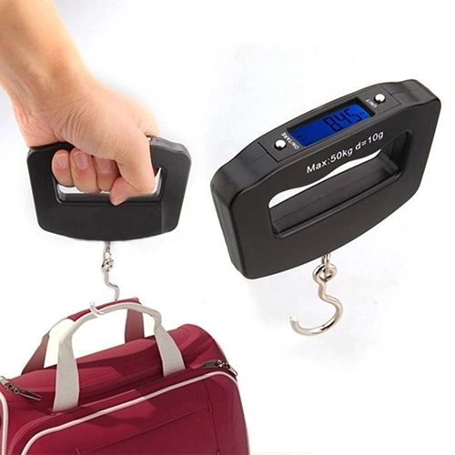 Pocket 50Kg/10g LCD Digital Hanging Hook Weight Luggage Useful Electronic Scale