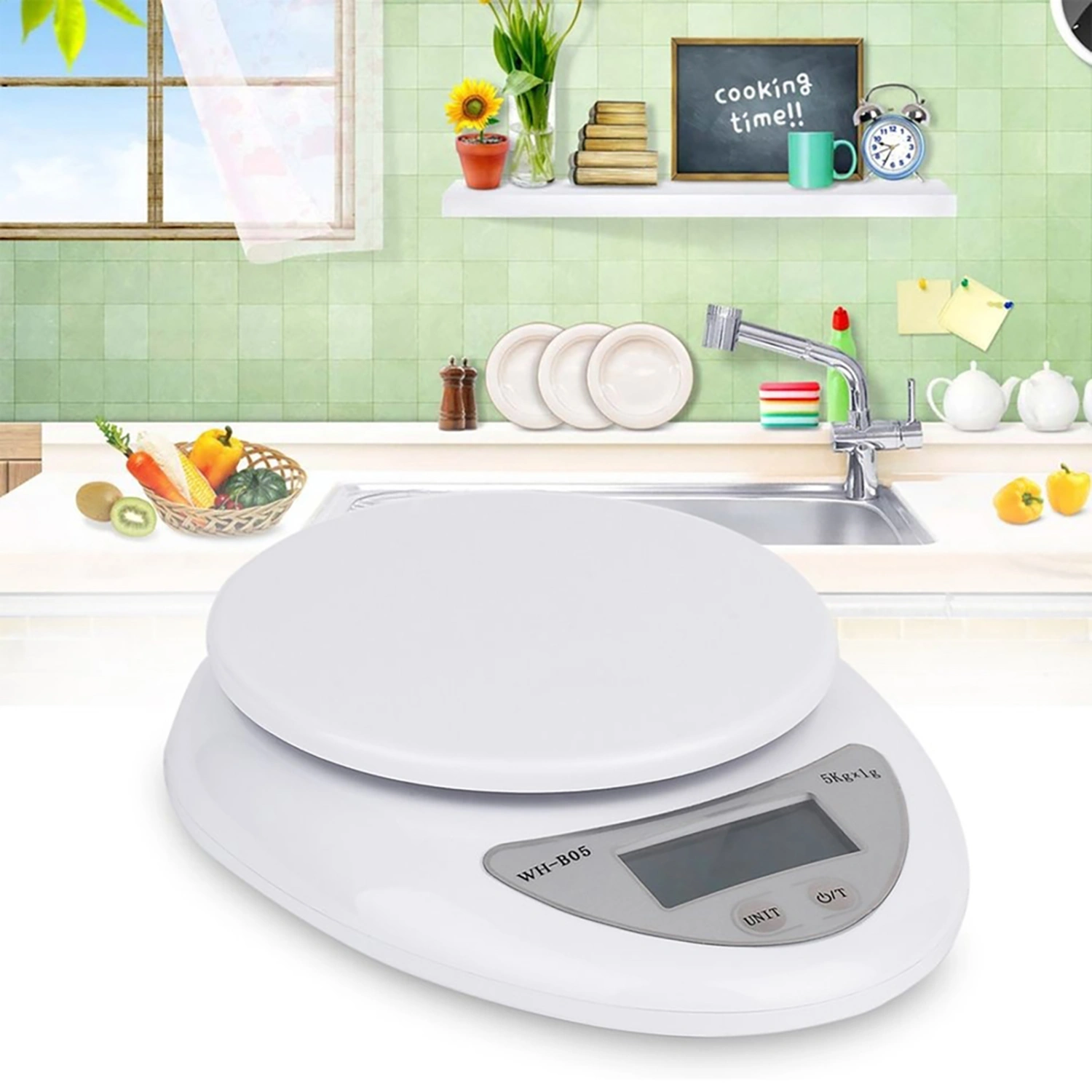 Electronic Scale Mini Auto Zero Weighting Tool Digital Display Food Scale