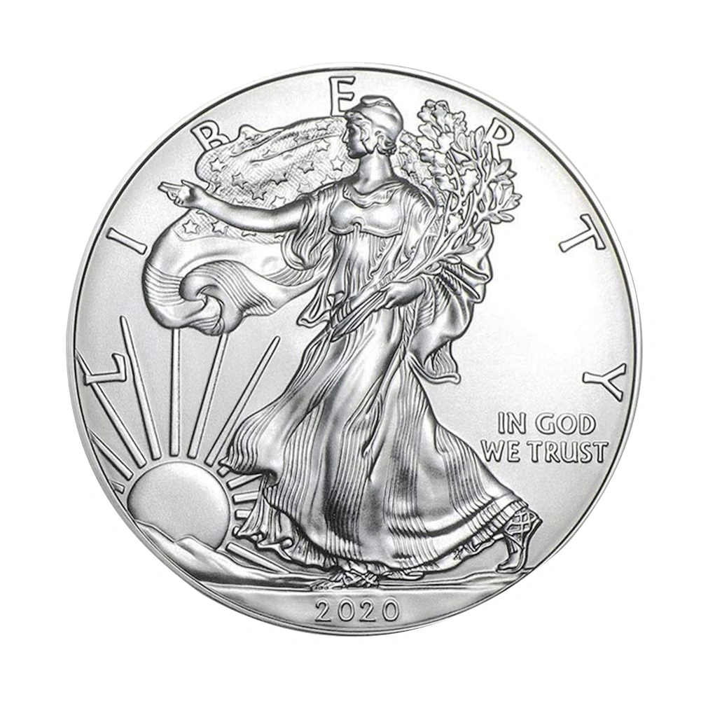 United States 2020 Liberty Commemorative Coin Holiday Souvenir Badge Collection