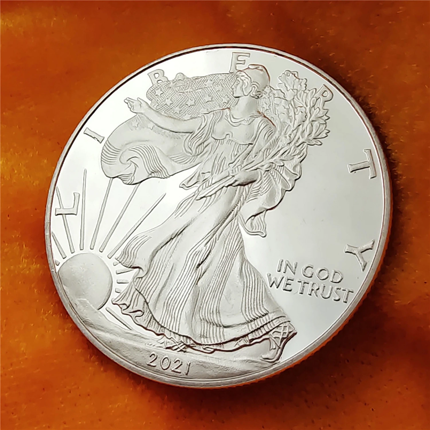 Coin Anti-Scratch Fine Workmanship Souvenir The Statue Of Liberty Coin for Birthday
