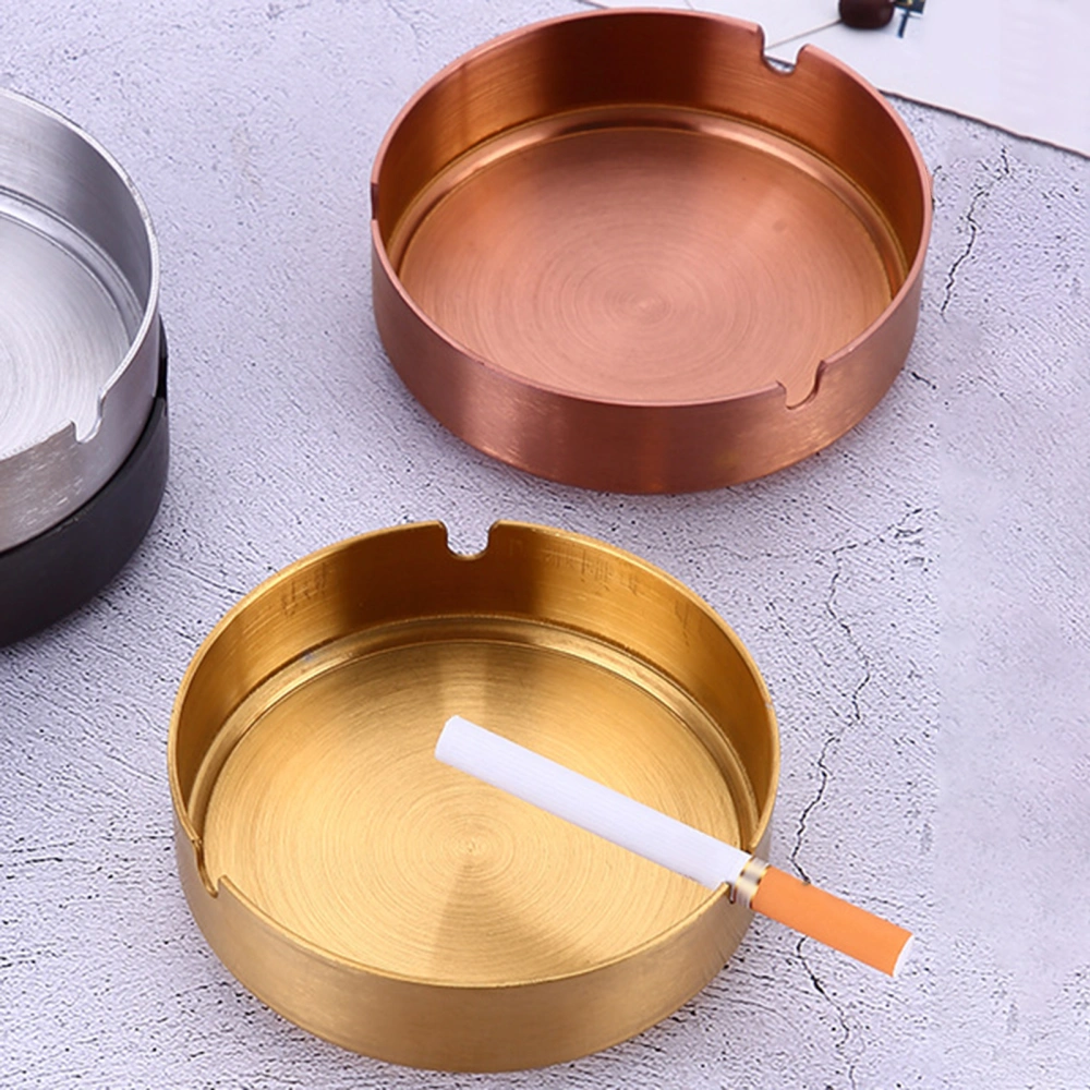 Stainless Steel Ash Tray Smoky Free No Odor Unique Novelty Decorative Ashtray for Indoor