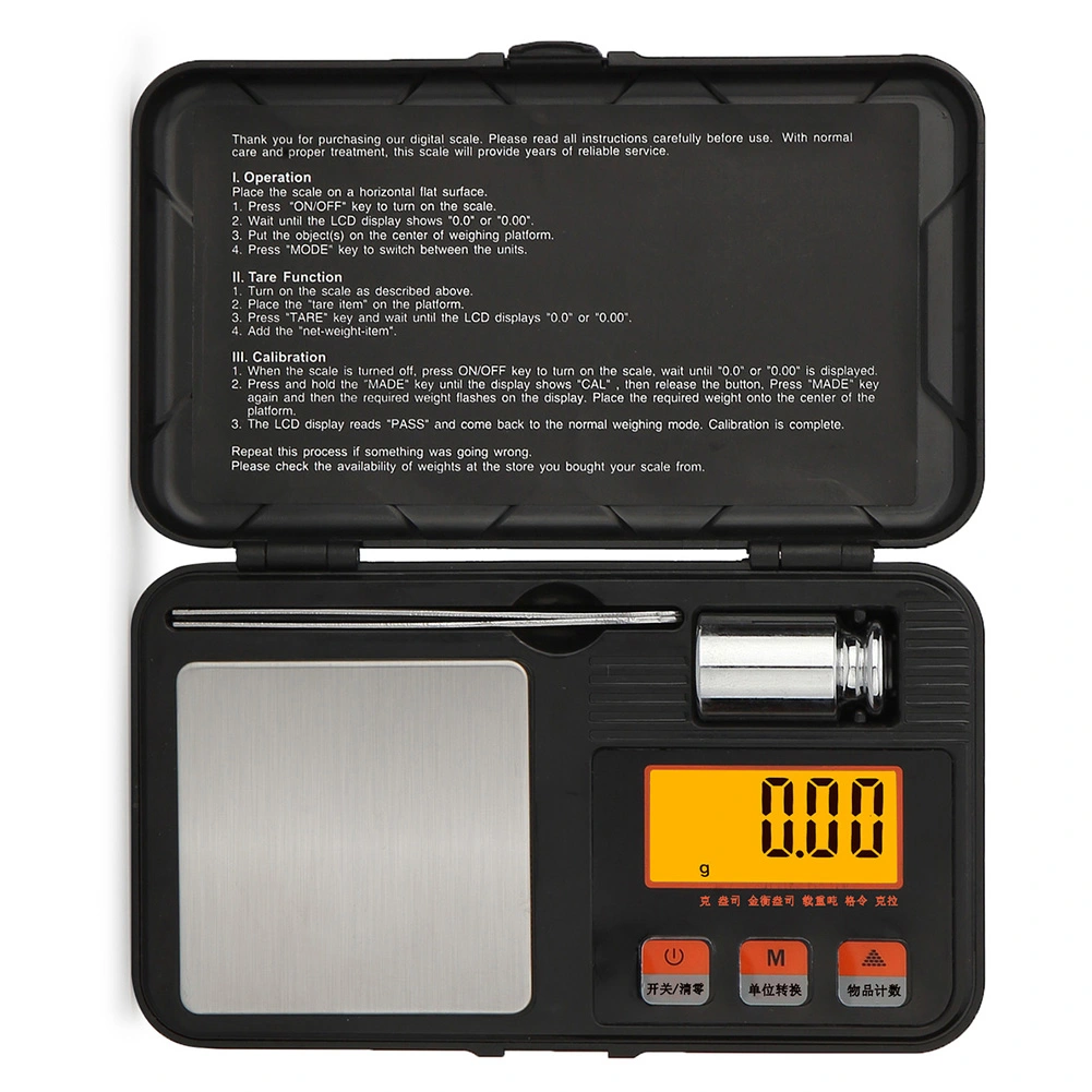200g/0.01g Electronic Scale High Precise Digital Jewelry Medicine Weighing Tool