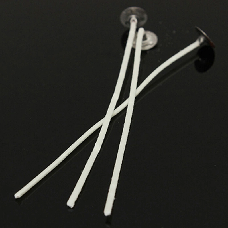 30 Pcs Candle Wicks Cotton Core Waxed Wick with Sustainer for Candle Making