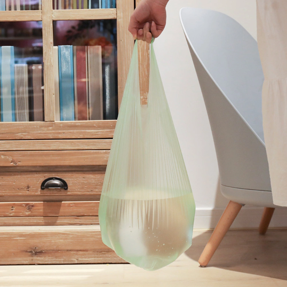 100Pcs/5 Roll Disposable Home Hotel Thick Trash Holder Rubbish Pouch Garbage Bag