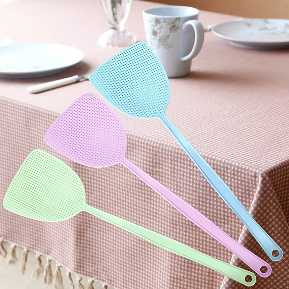 3Pcs Summer Home Plastic Long Handle Fly Swatter Bug Mosquito Killer Slap Tool