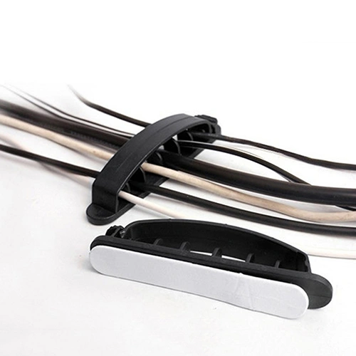 10 Pcs Plastic Cable Clips Cord Wire Line Organizer Ties Fixer Fastener Holder