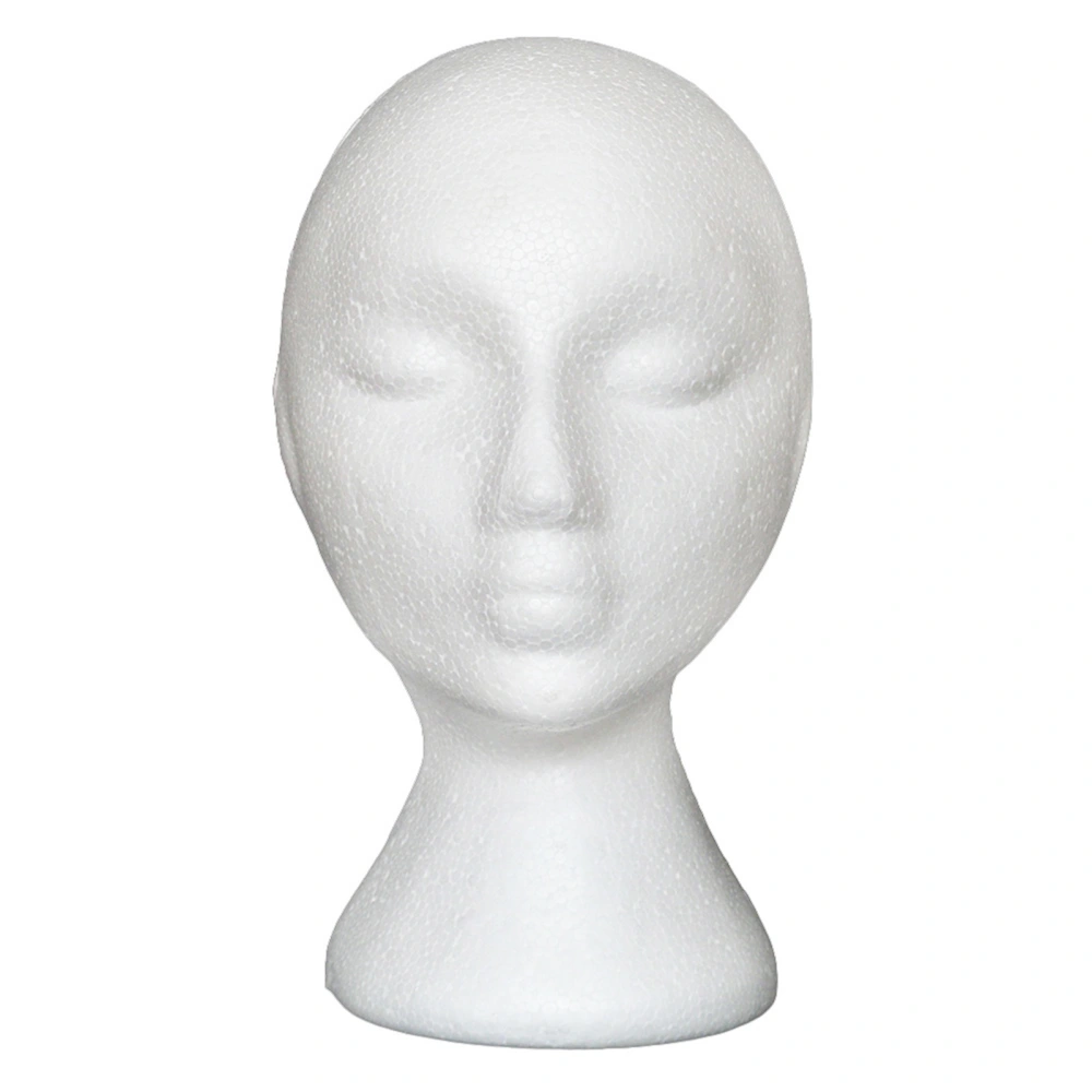 Mannequin Head Non-slip Abstract Foam Manikin Head Model Wig Hair Glasses Display Stand for Indoor