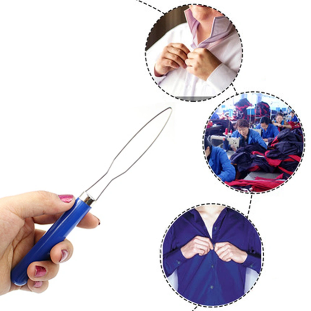 Clothes Shirts Pull One Hand Zipper Puller Helper Button Hook Assist Device Tool