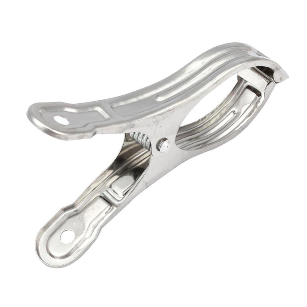 10 Pcs Stainless Steel Beach Towel Clips Strong Quilt Binding Holding Clip Set