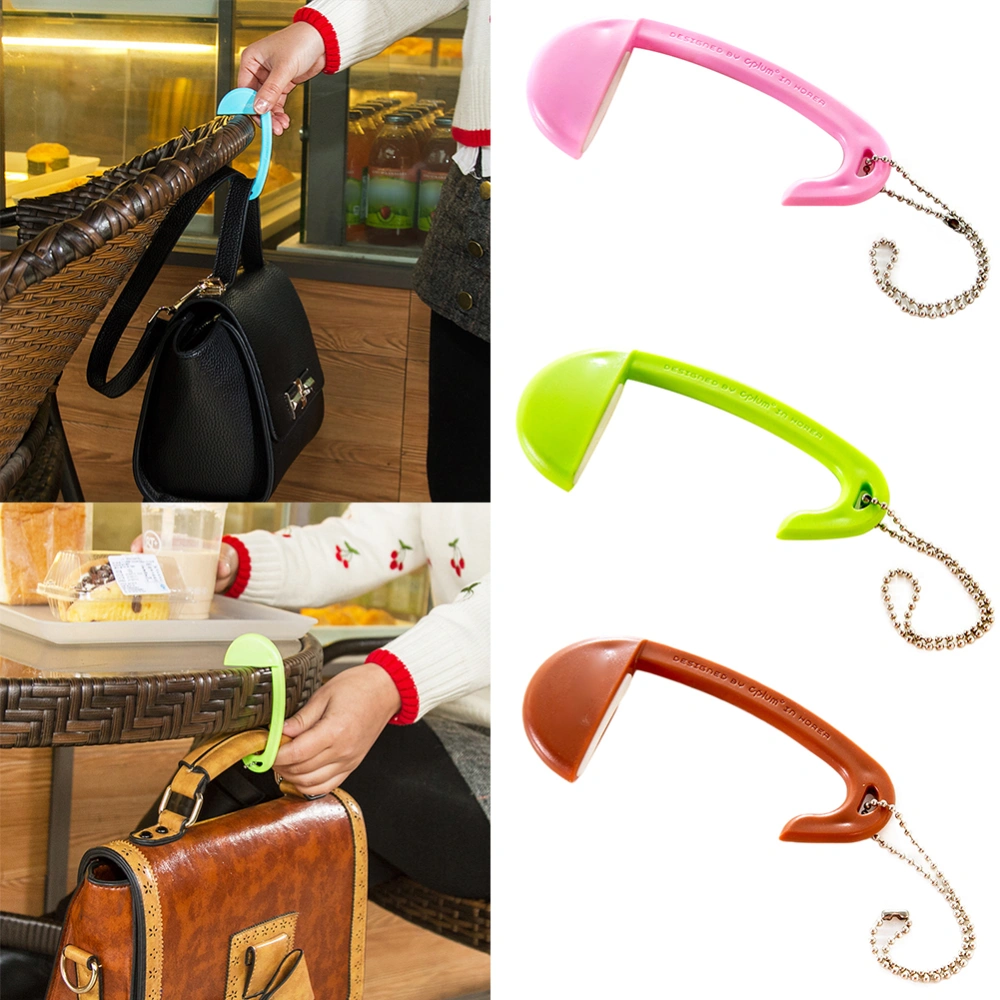 Portable Removable Plastic Bag Hook Table Desk Purse Handbag Holder Mini Hanger