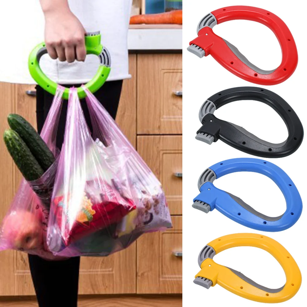 Bag Carry Handle D Shaped Heavy Duty Vegetable Picker Labor-saving Buckle for Shopping