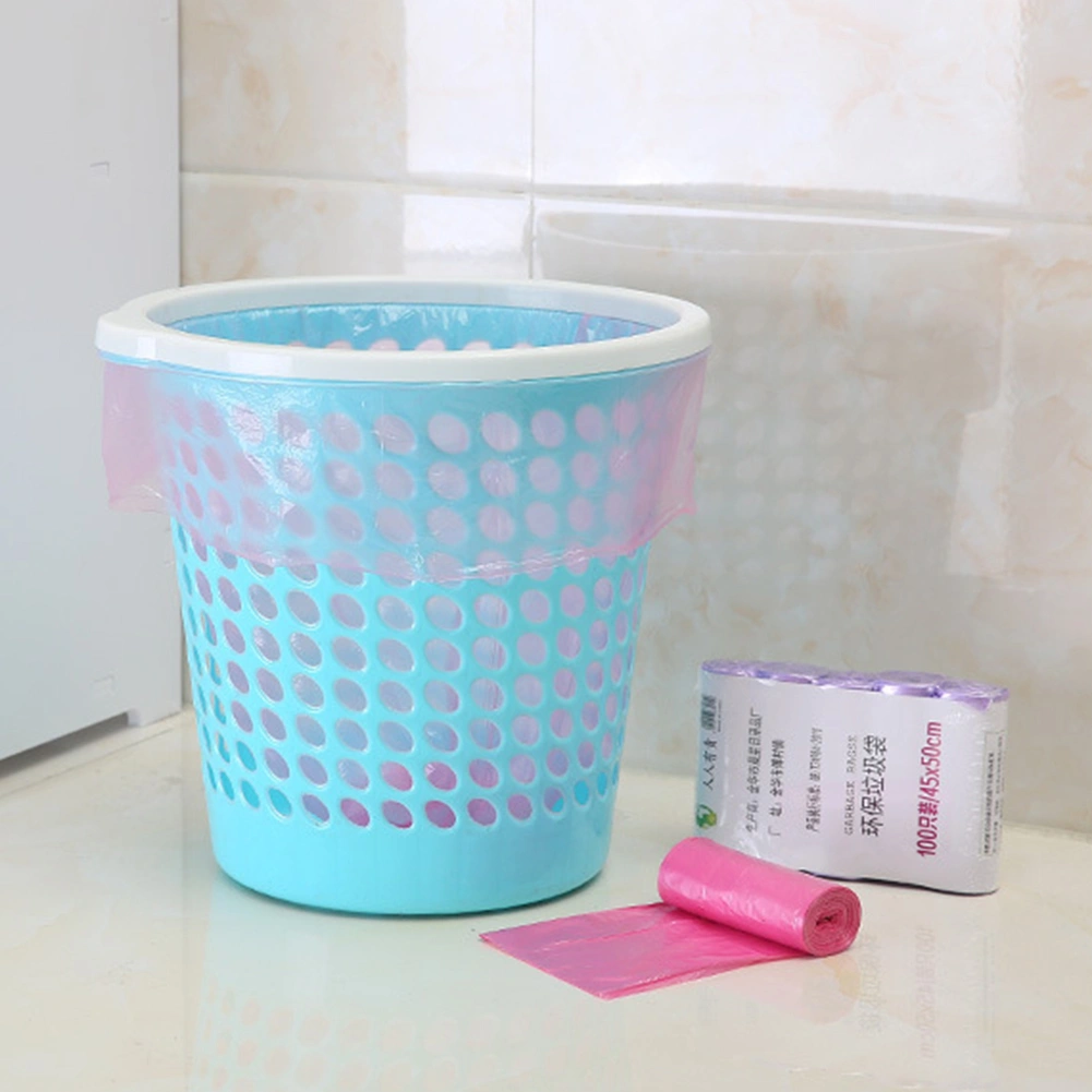 5 Rolls Disposable Home Office Waste Trash Rubbish Holder Pouch Garbage Bags