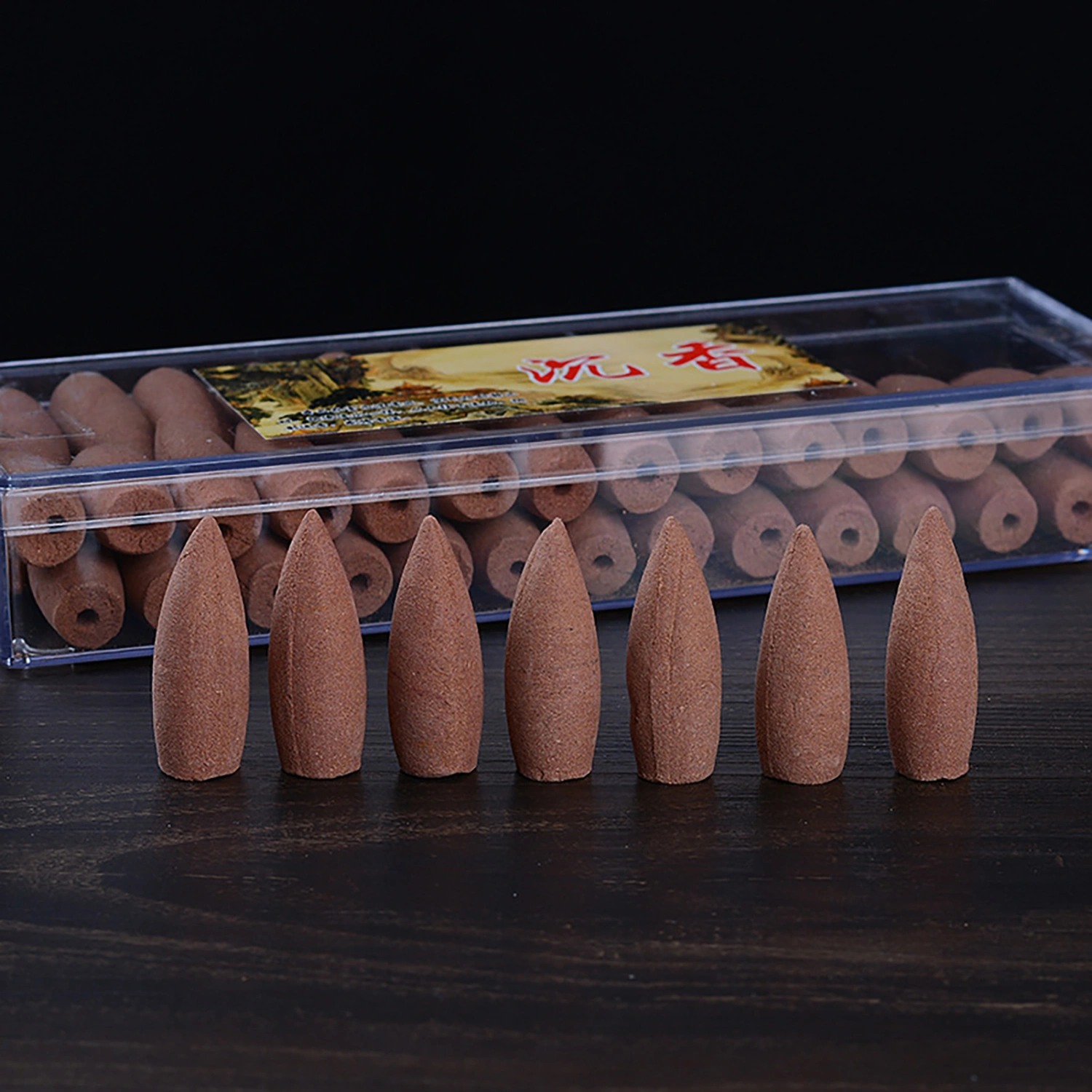 50Pcs/Box Backflow Incenses Lasting Fragrance Multi Fragrances Widely Used Deodorant Safe Aromatherapy Eco-friendly Backflow Burner Incense Cones for Home