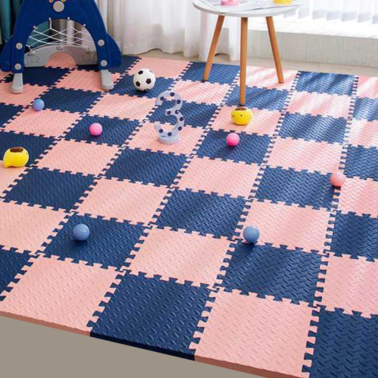 Baby Puzzle Mat Soft Anti-slip Safe Super Flexible Infant Crawling Mat Household Supplies