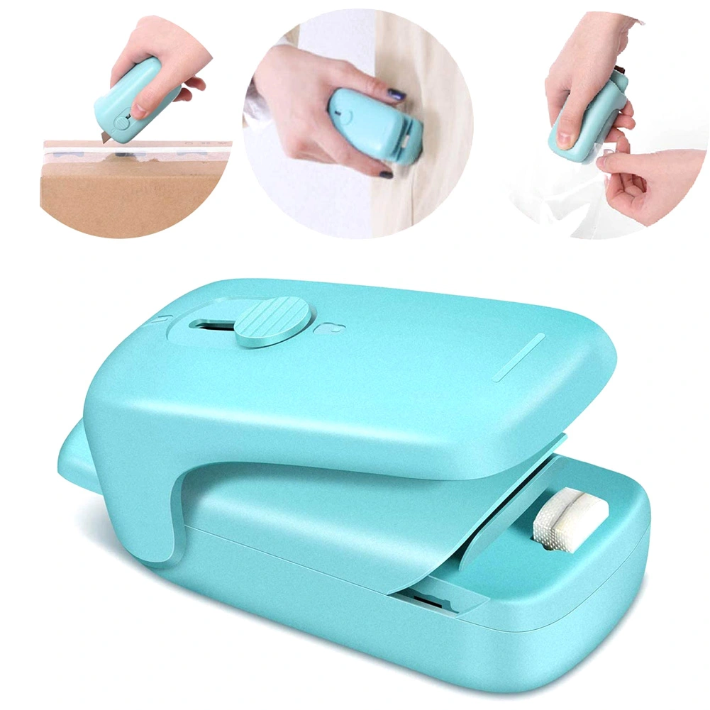 Portable Household Mini Heat Sealing Machine Food Packing Sealer Cutter Tool