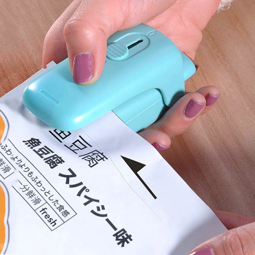 Portable Household Mini Heat Sealing Machine Food Packing Sealer Cutter Tool