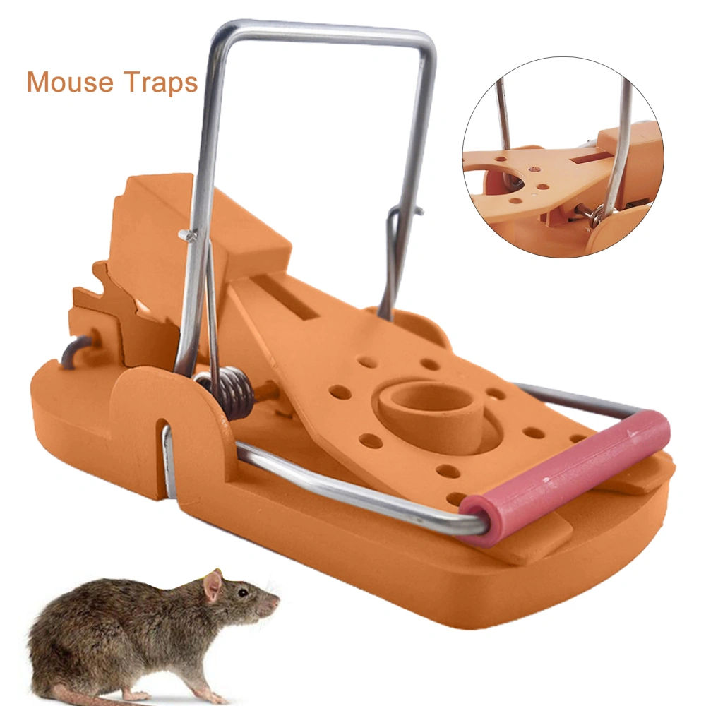 Durable Mouse Trap Super Elastic ABS Compact Reusable Rat Clamp for Home