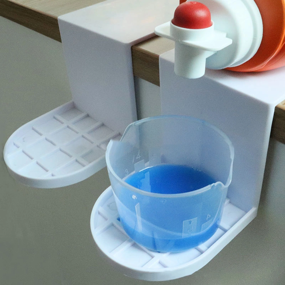 Detergent Cup Holder Strong Load Bearing No More Leaks ABS Laundry Detergent Drip Catcher Organizer Household Supplies