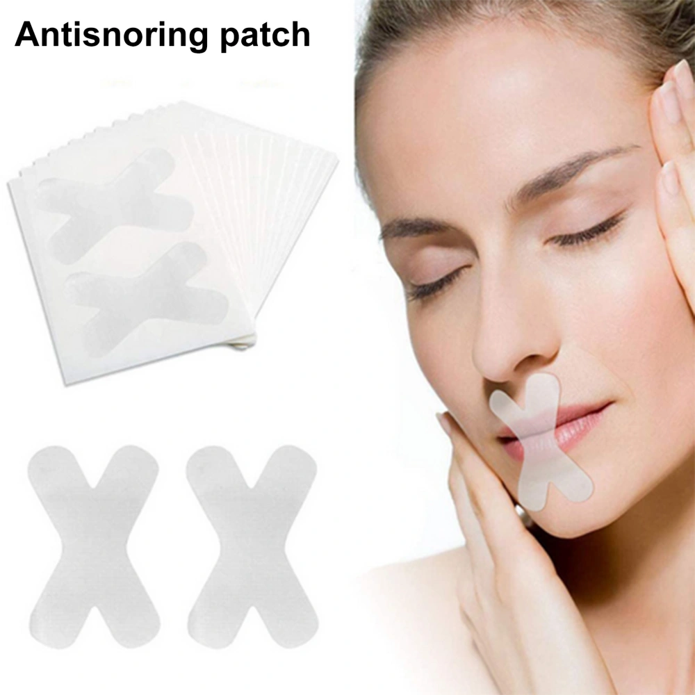 30Pcs Sleep Strip Correct Breathing Strong Adhesion Physical Action Avoid Snoring Paper Habits Orthosis Anti-snore Strap Sleeping Use