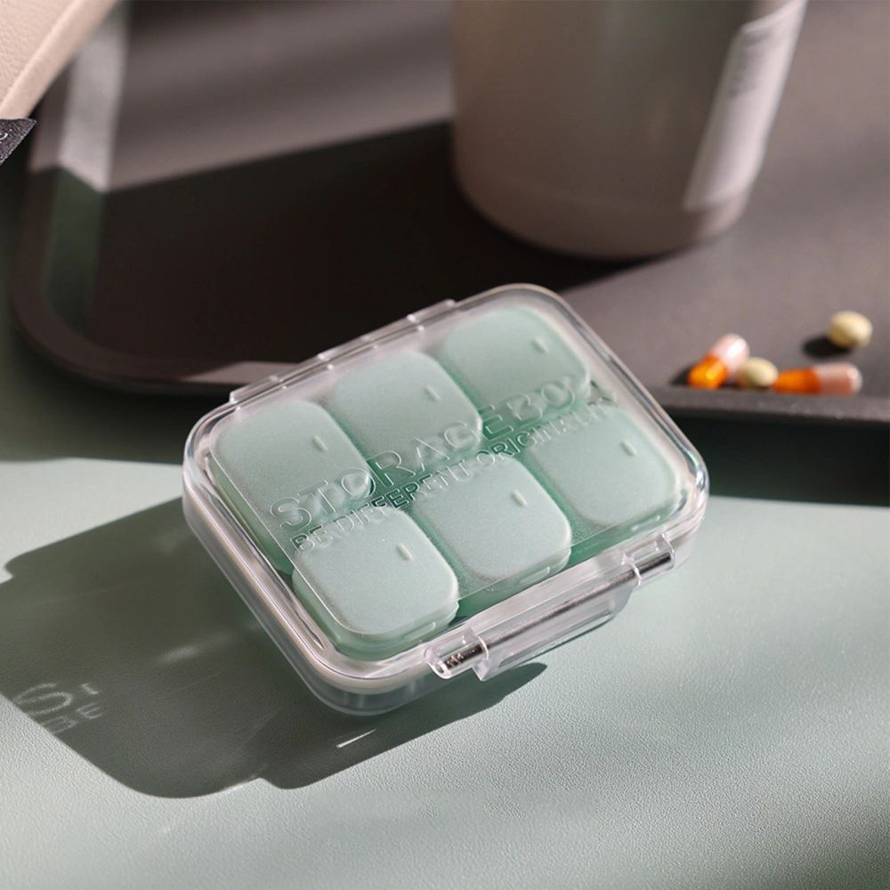 Weekly Pills Case Detachable Water Proof Plastic Tablet Vitamin Pill Storage Holder for Travelling