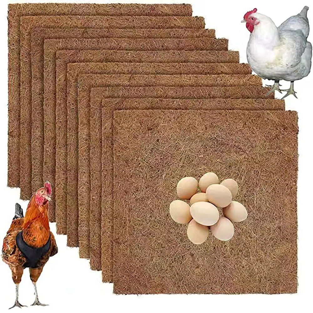 6/10Pcs Egg Pad Free to Cut Breakage Reduction Easy Egg Gathering Easy-Removal Breathable Hen Nesting Mat Bedding Farm Accessory