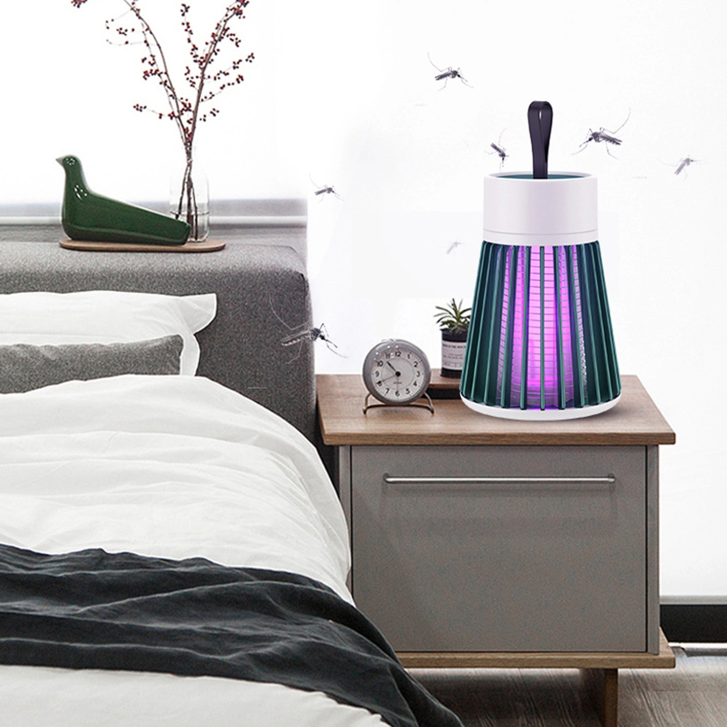 Silent Mosquito Trap Light Easy to Install ABS Effectively Trapping Electric Mosquito Zapper Bulb for Home