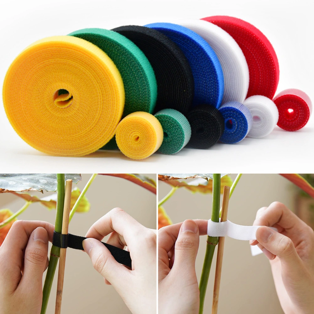 1 Roll Plant Tie Reusable Self-adhesive Fastener Tape Design Data Cable Bundling Belt Home Supplies