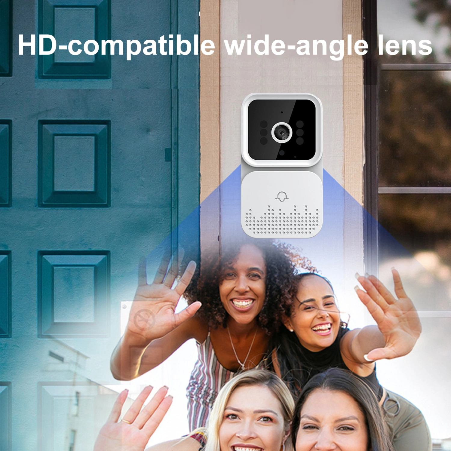 1 Set Door Bell 2.4G Wi-Fi 800mAh Battery 640x480 Pixel Wireless Camera Intercom Doorbell with Night Vision Household Supplies
