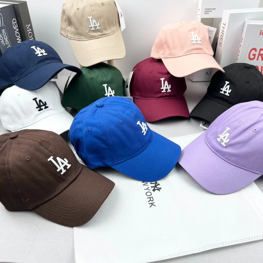 2023 New Baseball Cap Cap NY/LA Letter Embroidered Couple Sunshade Hat