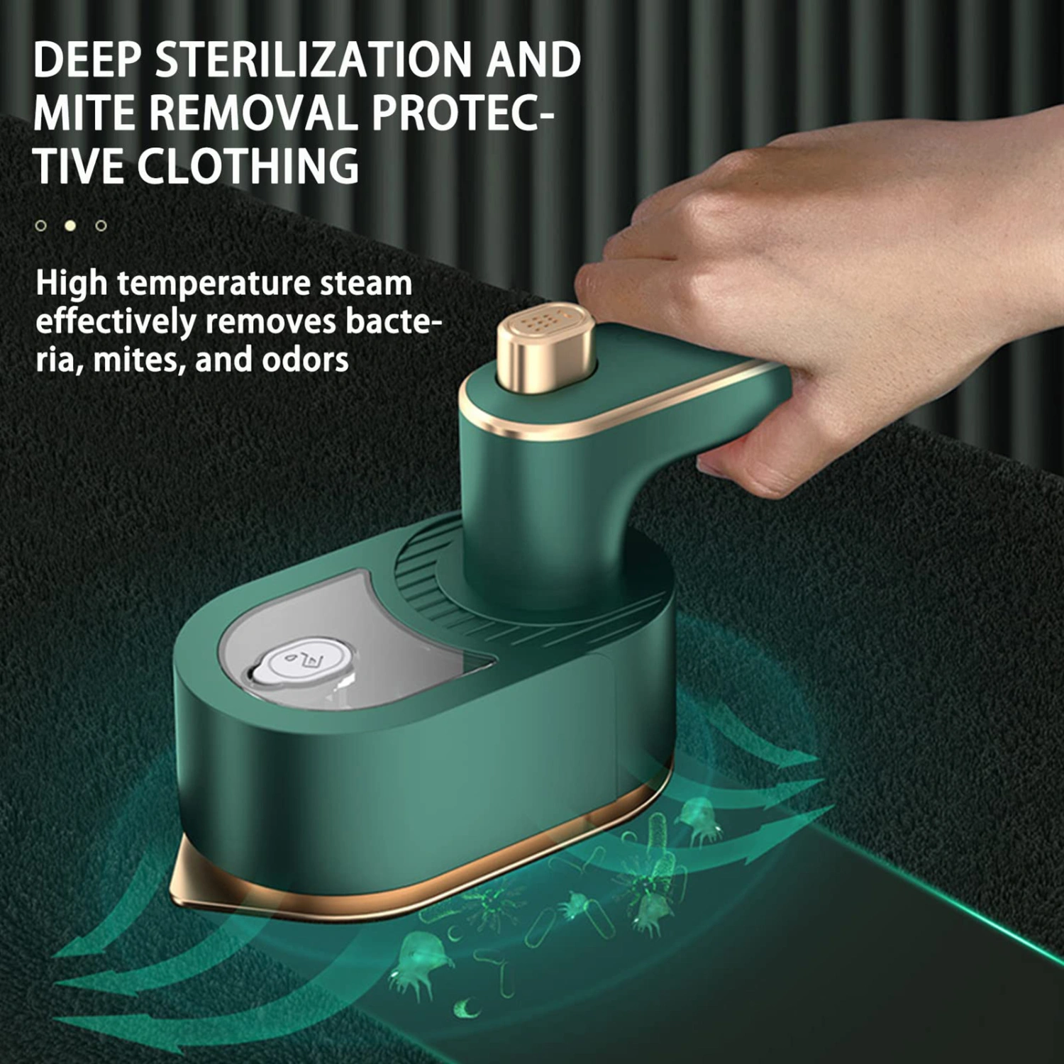 Portable Steam Electric Iron US Plug Handheld Hanging Ironing Machine Household Small Ironing Machine Dormitory Clothes Ironing Tool Mom Gift