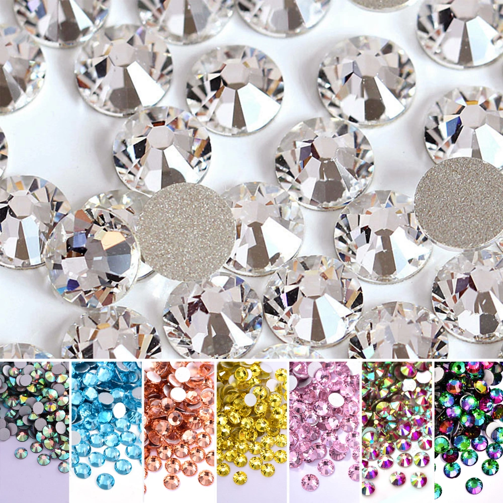 1 Pack Flatback Rhinestones Sparkling DIY Rhinestone Rhinestone Embellishments for Crafts Nail Art Jewellery