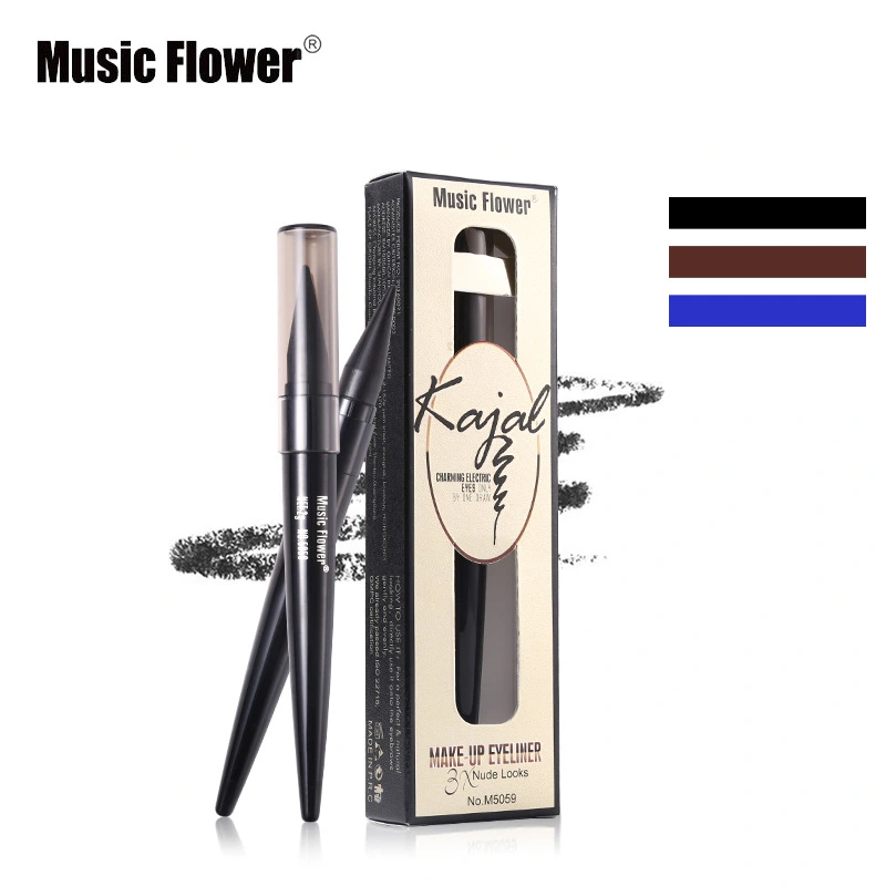 3 Colors Eye Makeup Matte Eyeliner Waterproof Sweat Proof Colorful Eyeliner Pencil Black Blue Brown