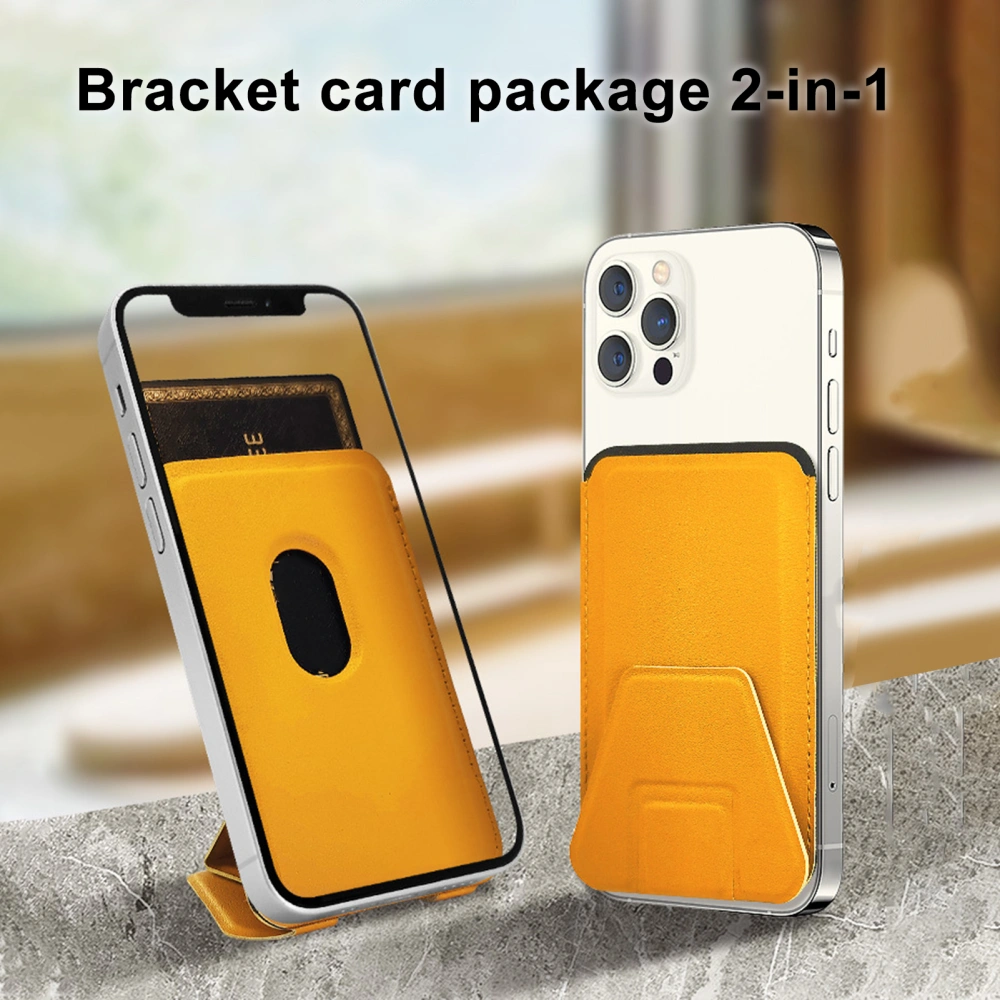 Magnetic Suction Invisible Folding Desktop Phone Holder Lazy Carry Back Card Holder Finger Ring Dock Phone Accessories