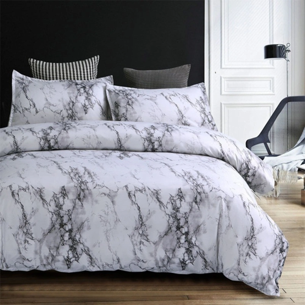 Marbling Single Full Queen King Bed Quilt Duvet Cover Pillow Case Bedding Set