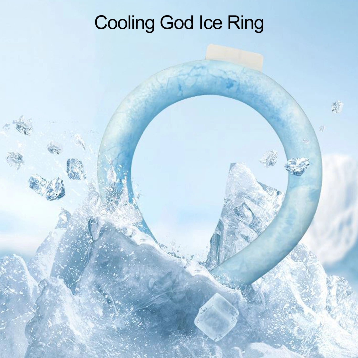 Summer Ice Ring Cartoon Wearable Neck Cooler Cooling Tube Outdoor Heatstroke Prevention Portable Neck Wrap Cold Gel Ice Pack