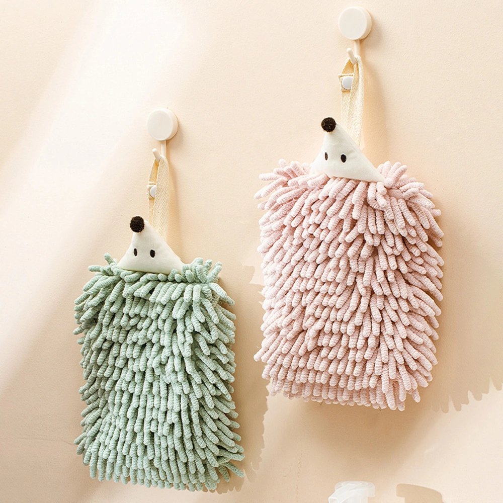 Hand Towel Breathable Multi-purpose Chenille Cartoon Animal Hand Rag Bathroom Supplies 