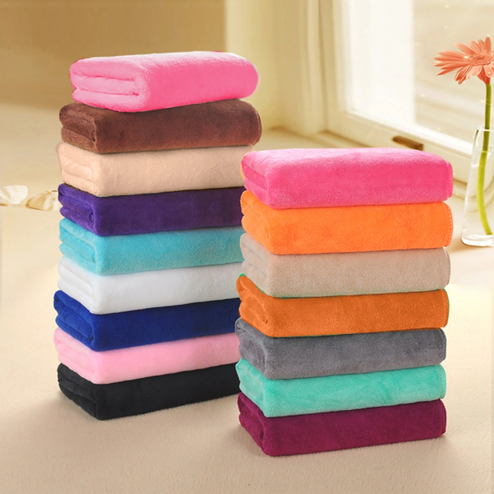 1Pc Microfiber Hair Towel Soft Super Absorbent Microfiber Microfiber Hair Towel Wraps Women for Gym