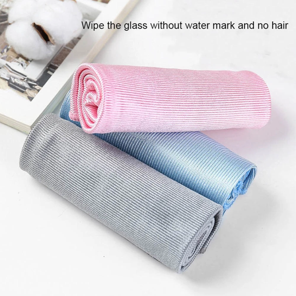 Kitchen Cleaning Duster Cloth Glass Mirror Glass Cup Screen Surface Rag Towel