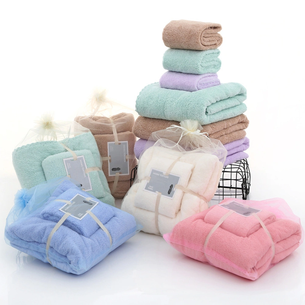 Thickened Soft Water Absorption Hotel Breathable Shower Face Hand Bath Towel