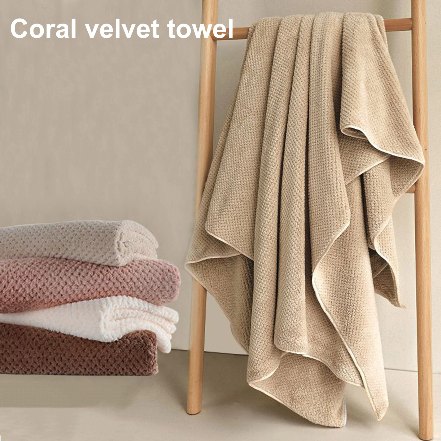 Bath Towel Comfortable Super Absorbent Quick Dry Microfiber 70x140cm Pineapple Check Large Beach Towel Daily Use