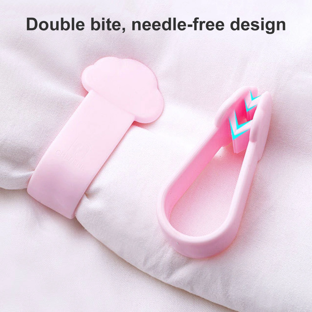 6Pcs Bed Sheet Clips Needle-free Non-Slip Anti-run Bed Sheet Blankets Fastener Clips for Home