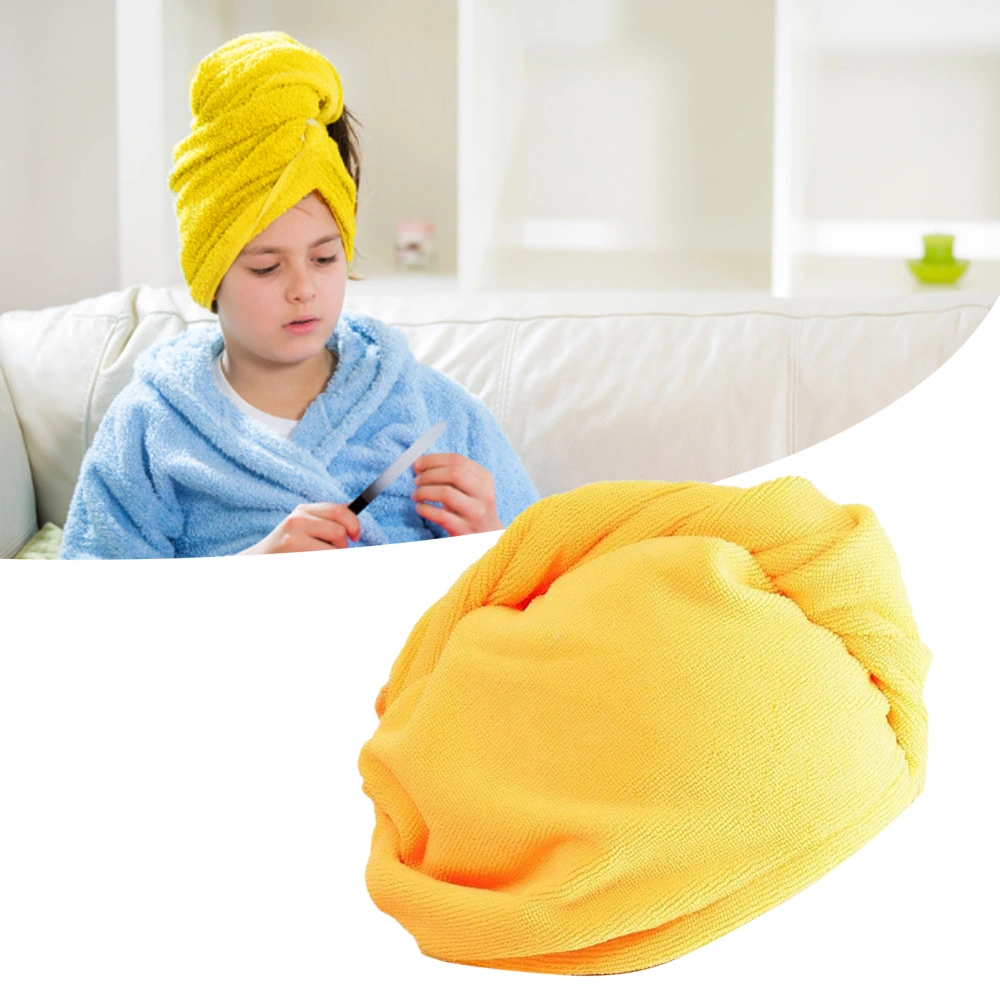 Hair Turban Breathable Strong Absorbent Microfiber Hair Drying Towel for Bathroom