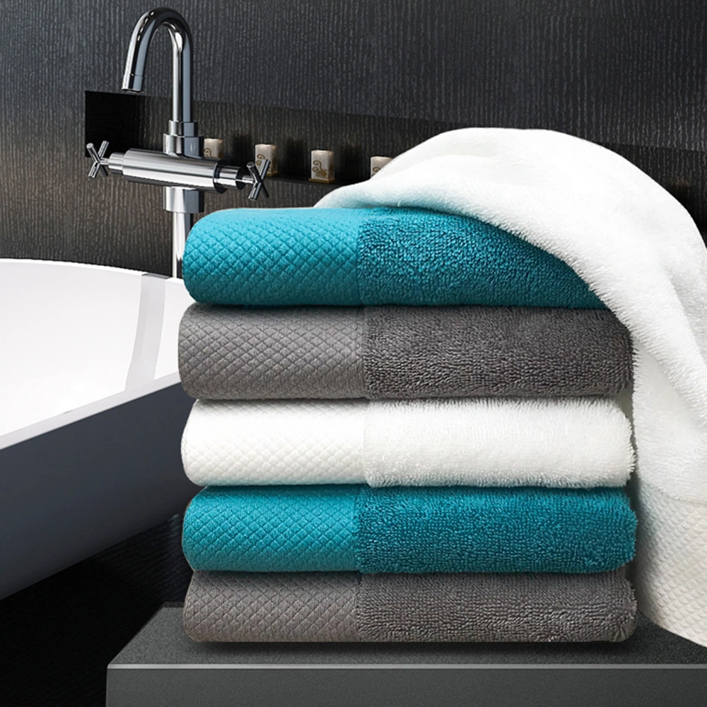 Bath Towel Eco-friendly Anti-fade Cotton Highly Absorbent Bath Towel for Home