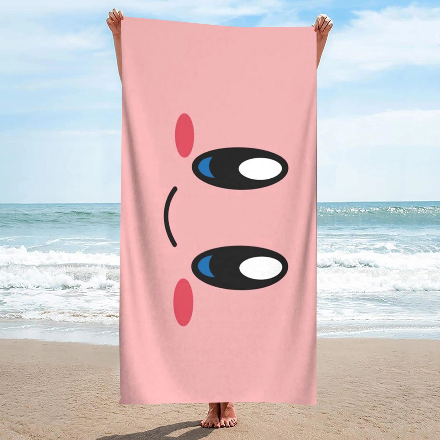 Beach Towel Easy to Carry Water-absorbent Superfine Fiber Wrinkle-resistant Sand Free Pool Towel Household Supplies