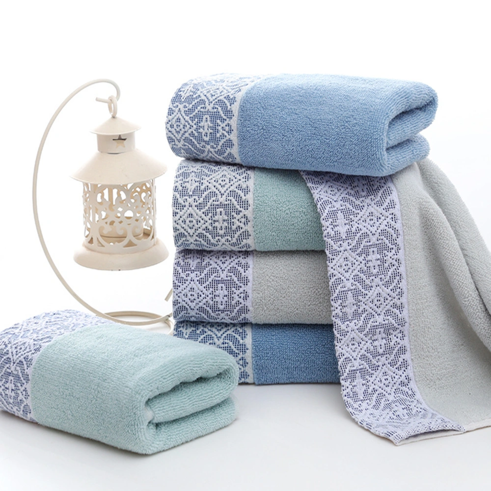 Face Towel Skin-friendly Wear Resistant Cotton Thickened Highly Absorbent Towel for Home