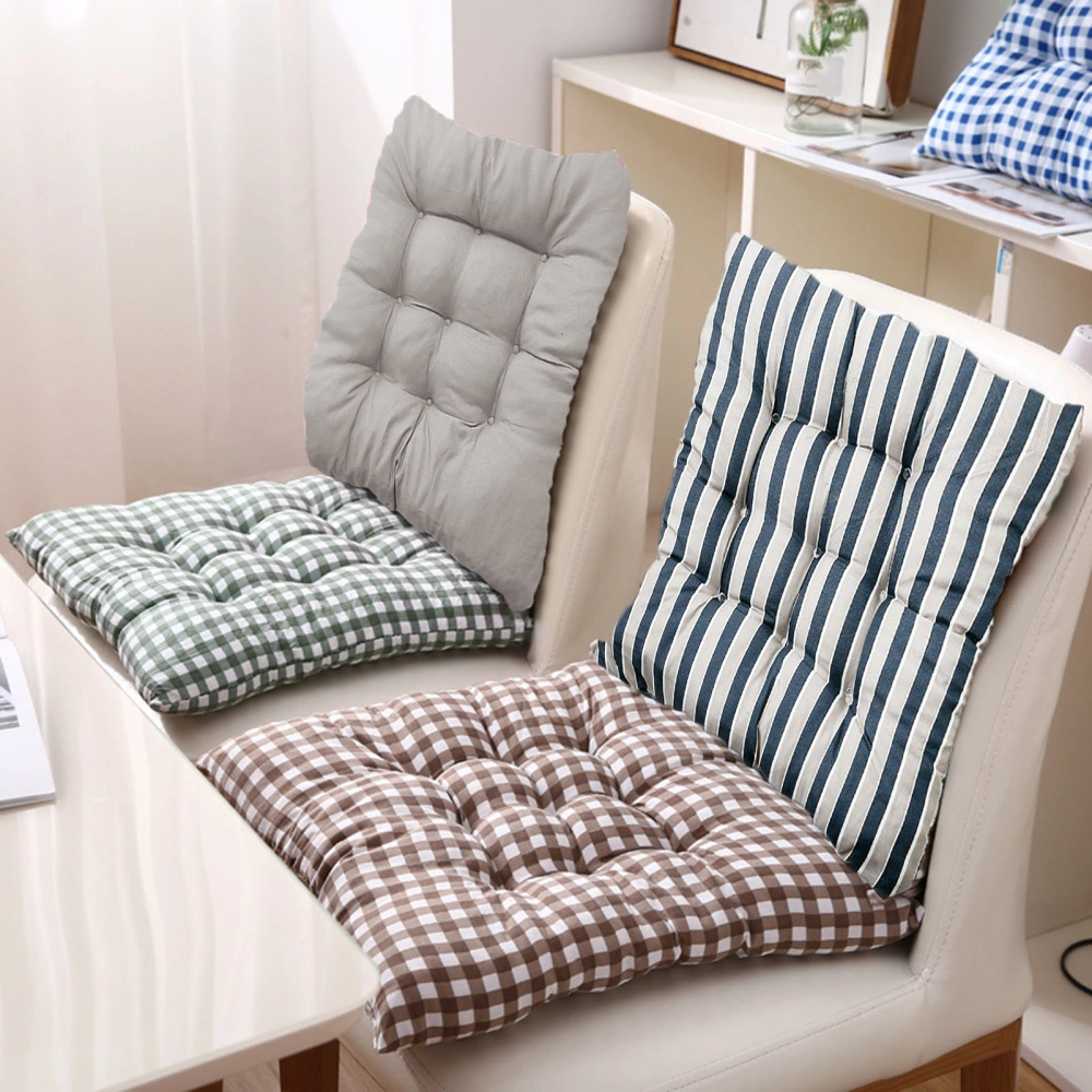 Modern Striped Chair Cushion Wear Resistant Extra Soft Thick Washable Dining Chair Cushion Seat Pad Home Supplies