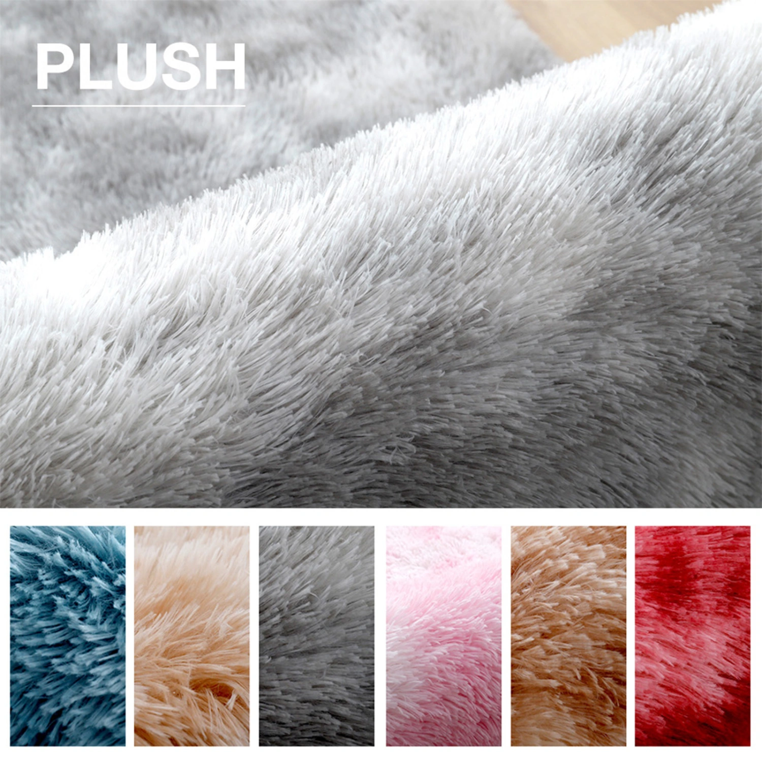 Rectangle Bandhnu Plush Floor Carpet Home Rug Living Room Mat Bedroom Decor